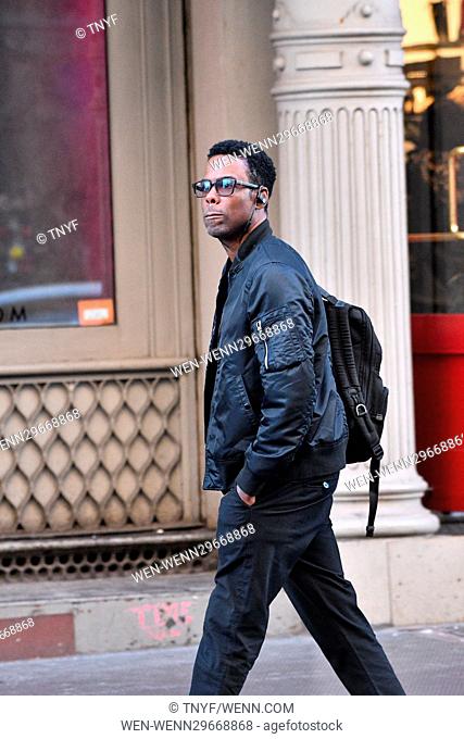 Chris Rock looking confused in Soho Featuring: Chris Rock Where: Manhattan, New York, United States When: 13 Oct 2016 Credit: TNYF/WENN.com