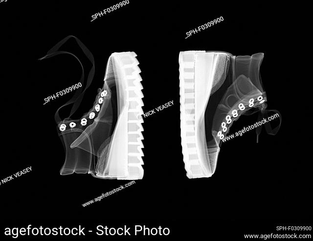 Wedge ankle boots, X-ray