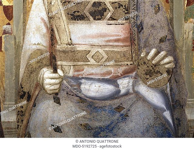 Miracle of the Resurrection of the Bull (Miracolo della risurrezione del toro), by Maso di Banco, 1340, 14th Century, fresco