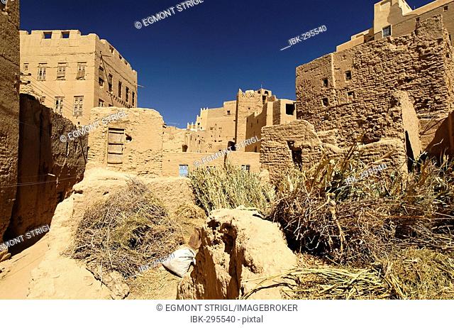Old town of Al Hajjaryn, Wadi Doan, Hadramaut, Yemen