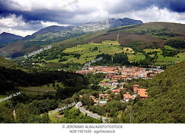 Village of Ramales de la Victoria, Cantabria, Spain