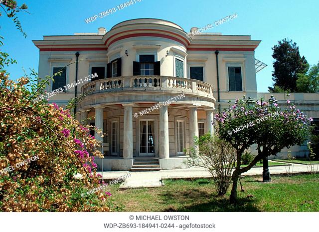 Mon Repos villa Kanoni Kanoni Peninsula Corfu Greece
