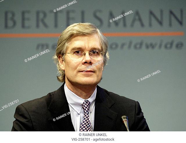 GERMANY, BERLIN, Bilanzpressekonferenz der Bertelsmann AG am 22.03.2006 : Peter OLSON , Vorstandsmitglied und Vorstandsvorsitzender von Random House