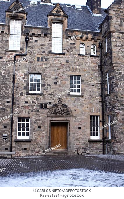 En el Castillo de Edimburgo, Escocia - UK