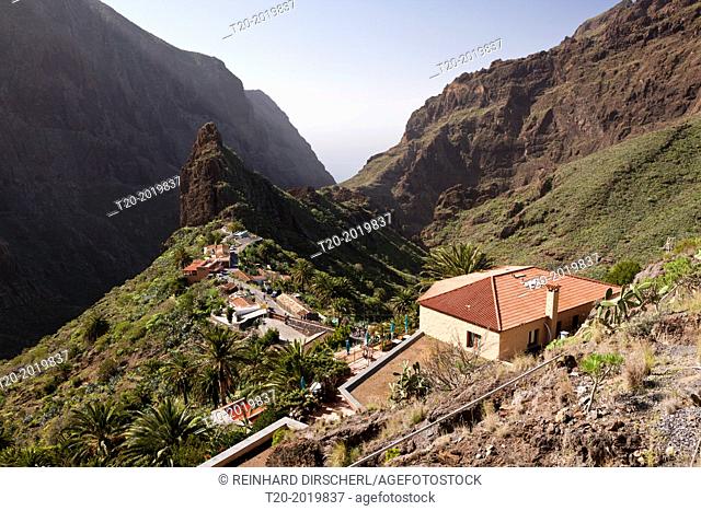 View of Masca, Tenerife, Canary Islands, Spain