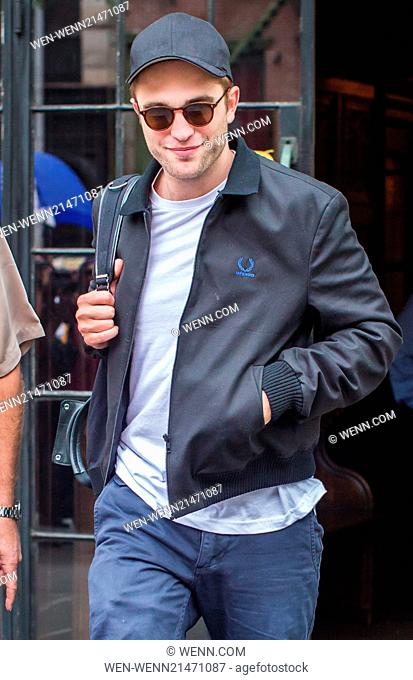 Robert Pattinson leaving The Bowery Hotel Featuring: Robert Pattinson Where: New York City, New York, United States When: 19 Jun 2014 Credit: WENN.com