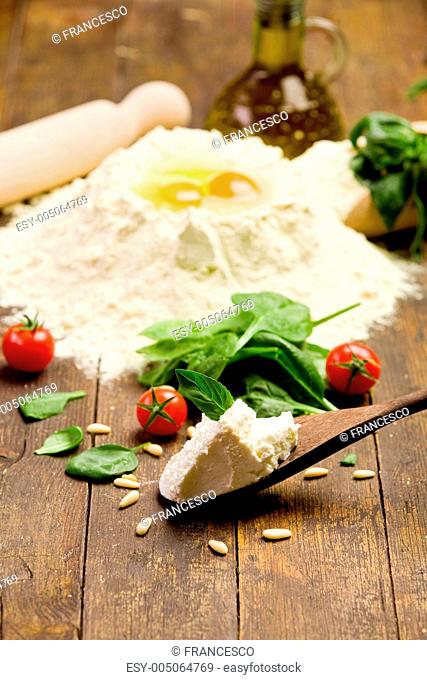 Ingredients for Homemade Ravioli