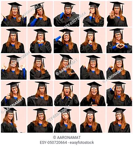 Graduation cap gown success Stock Photos and Images | agefotostock