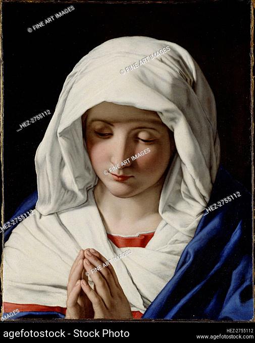 The Virgin in Prayer, 1640s. Creator: Sassoferrato (1609-1685)