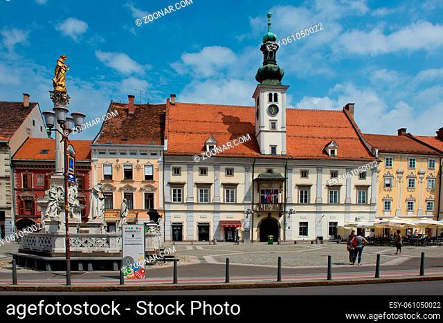 The Town Hall of Maribor, situated in the Main Square of this important Slovenian city