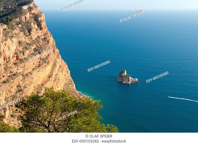 Steep cliffs