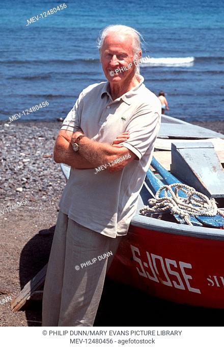 Thor Heyerdahl 1914-2002 - Kon Tiki explorer at his home in Tenerife, Canary Islands