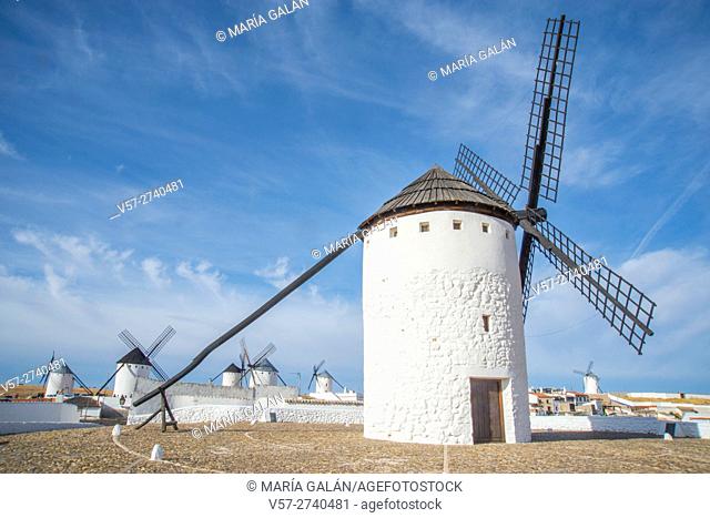 Windmills. Campo de Criptana, Ciudad Real province, Castilla La Mancha, Spain