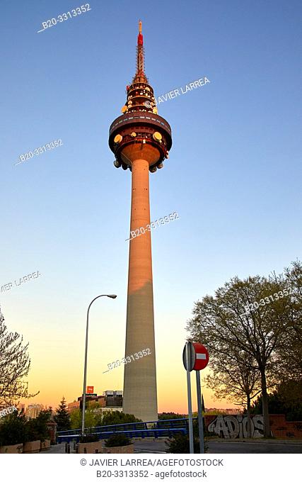 Torrespaña (Spanish television tower), Communications tower, Pirulí, Madrid, Spain, Europe
