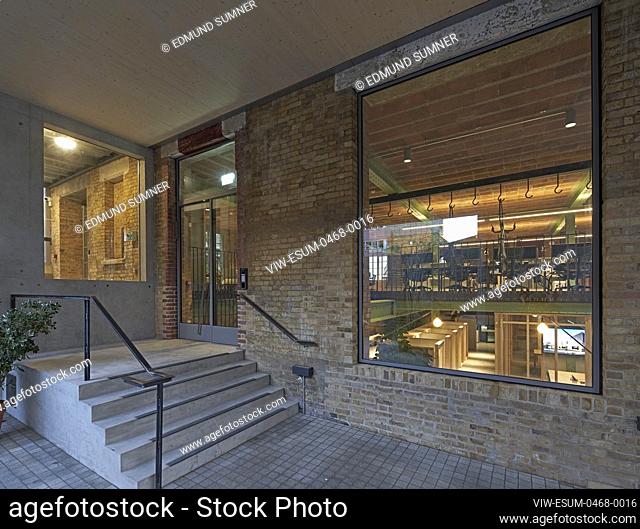 Entrance area. 16 Chart Street Engineers Office, London, United Kingdom. Architect: Ian Chalk Architects , 2022
