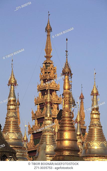 Myanmar, Yangon, Shwedagon Pagoda,