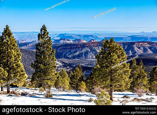 USA, Utah, Escalante, Scenic landscape in Grand Staircase-Escalante National Monument