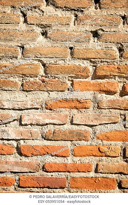 Brick wall background at high resolution in Spain