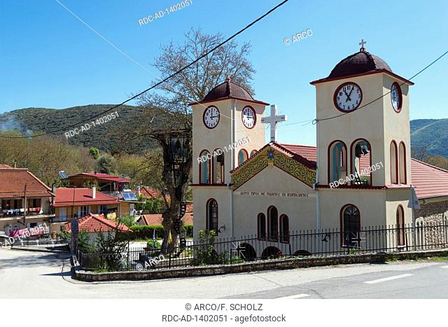 Church, Saint Nicolaos, Manesi, Achaia, Peloponnese, Greece