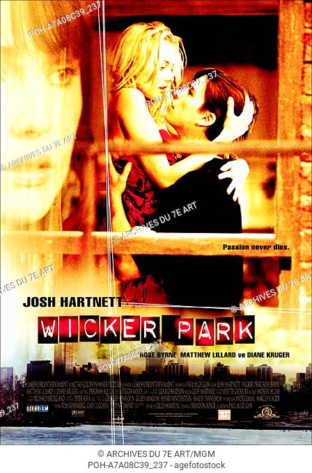 Wicker Park  Year: 2004 - USA Affiche / Poster Diane Kruger, Josh Hartnett  Director: Paul McGuigan. It is forbidden to reproduce the photograph out of context...