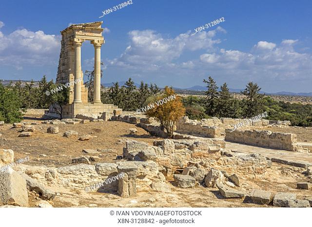 Temple of Apollo Hylates, ancient Greek city Kourion, near Limassol, Cyprus
