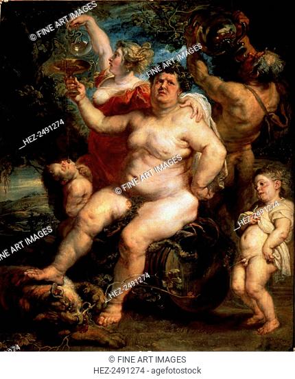 'Bacchus', 1638-1640. Rubens, Pieter Paul (1577-1640). Found in the collection of the State Hermitage, St. Petersburg
