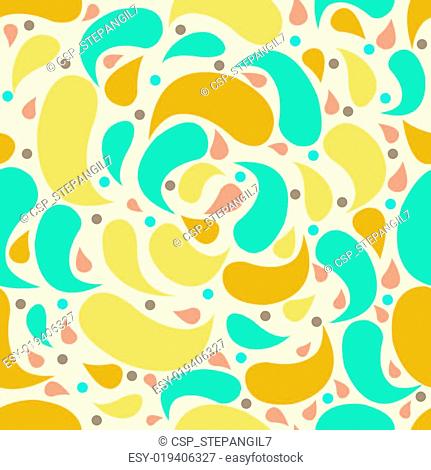 Colorful abstract retro seamless pa