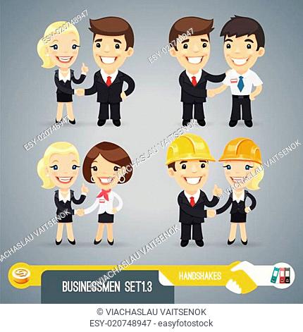 Businessmans Cartoon Characters Set1.3