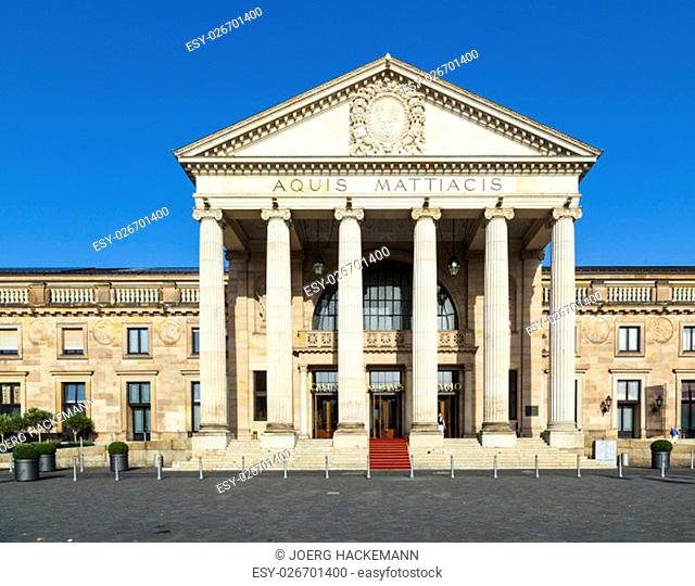 famous historic Casino in Wiesbaden, Germany
