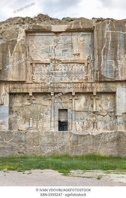 Artaxerxes II tomb, Persepolis, ceremonial capital of Achaemenid Empire, Fars Province, Iran