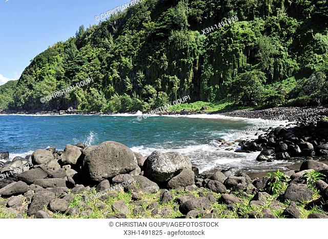 Anse des Cascades, Sainte-Rose Reunion island, overseas departement of France, Indian Ocean