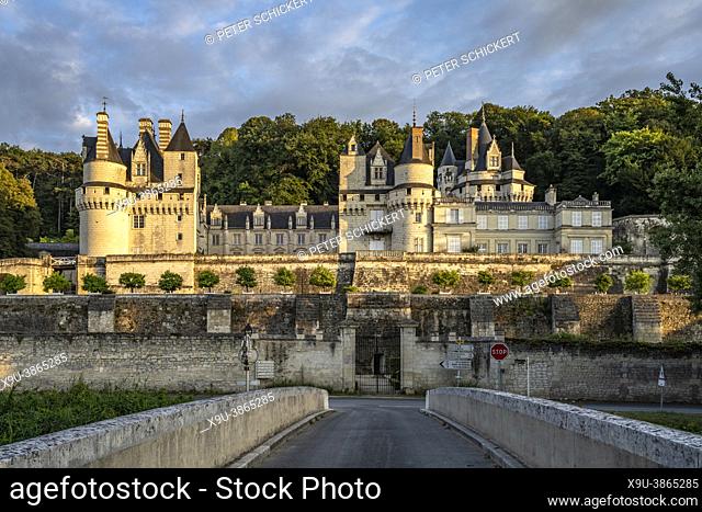 Das Schloss Ussé im Loiretal, Rigny-Ussé, Frankreich |Château d'Ussé, Rigny-Ussé, Loire Valley, France