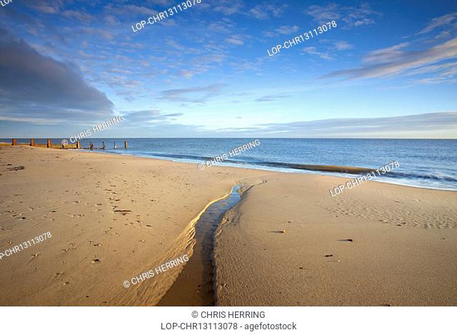 England, Norfolk , Horsey. The Norfolk coastline at Horsey