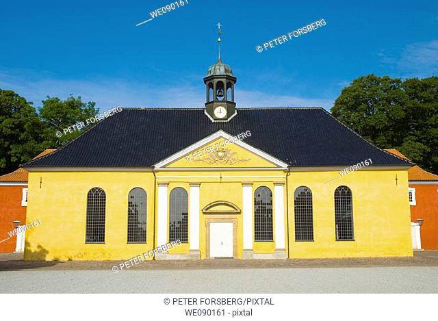 Kastels church at Kastellet fortress area in Copenhagen Denmark Europe