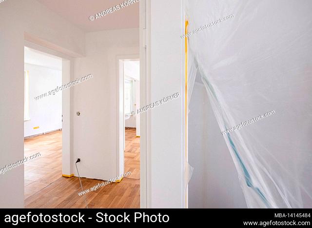 construction site, redevelopment and renovation of an apartment, empty space