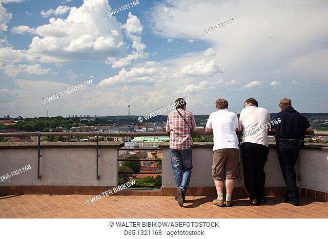 Lithuania, Vilnius, Gediminas Hill visitors