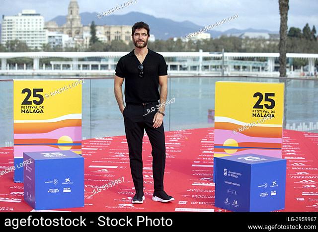 Alfonso Bassave attends to 'Sin Ti No Puedo' photocall during the 25th Malaga Film Festival 2022 March, 19, 2022 in Malaga, Spain