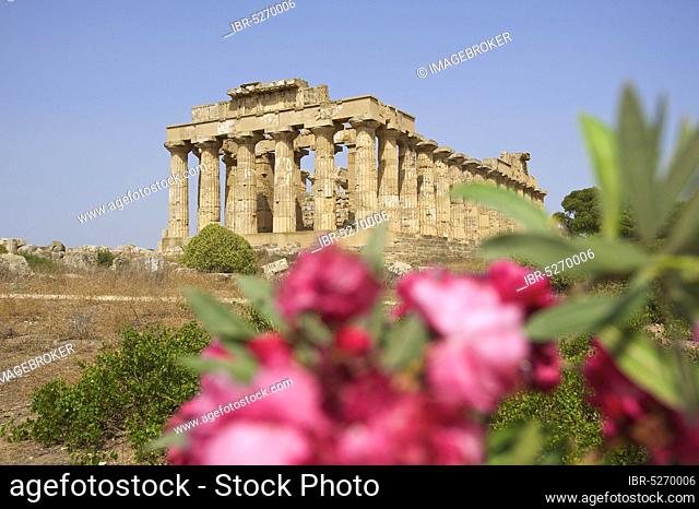 Temple E, Temple of Hera, Selinunte, Province of Trabant, Sicily, Italy, Europe