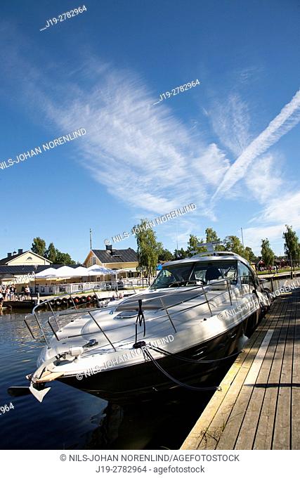 Port for visitors Trosa, Sweden