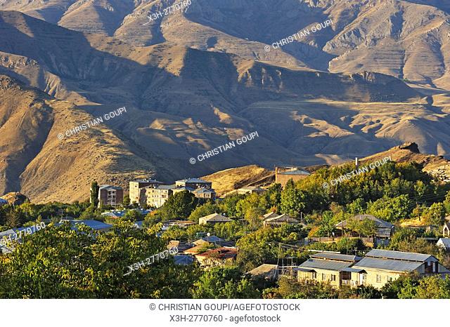 Yeghegnadzor, situated at 1200 meters above sea level, Vayots Dzor province, Armenia, Eurasia