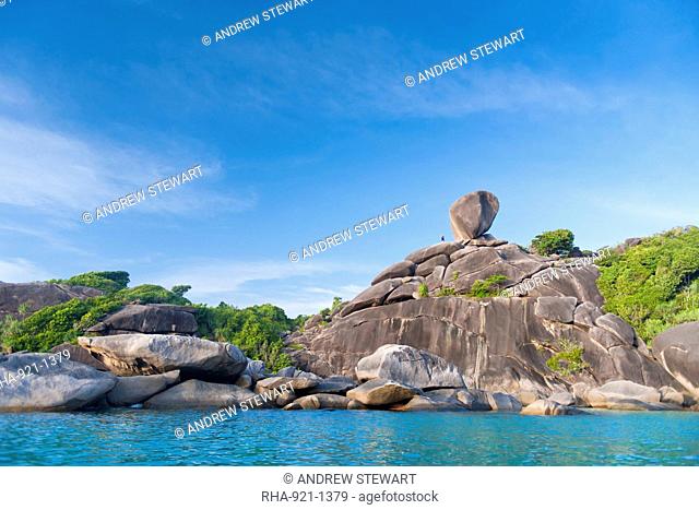 Rock formations of Ko Similan Beach, Phuket Island, Phuket, Thailand, Southeast Asia, Asia