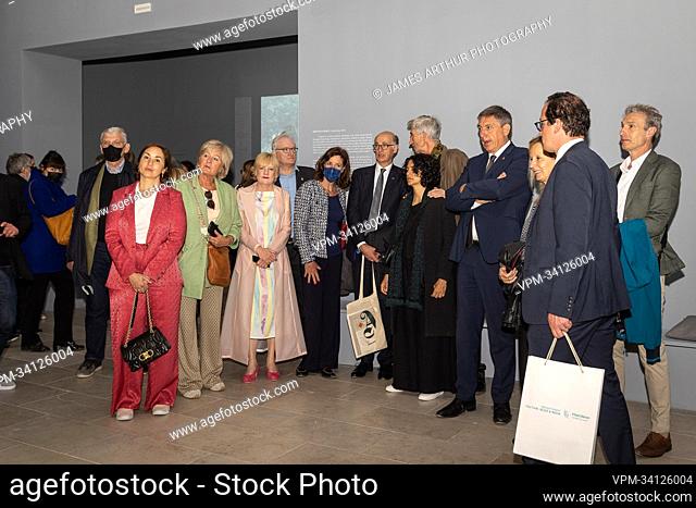 Illustration picture shows the official opening of the Belgian pavilion at the 59th Venice Biennale - La Biennale di Venezia, International Art Exhibition
