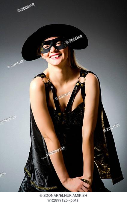 Woman in pirate costume - Halloween concept