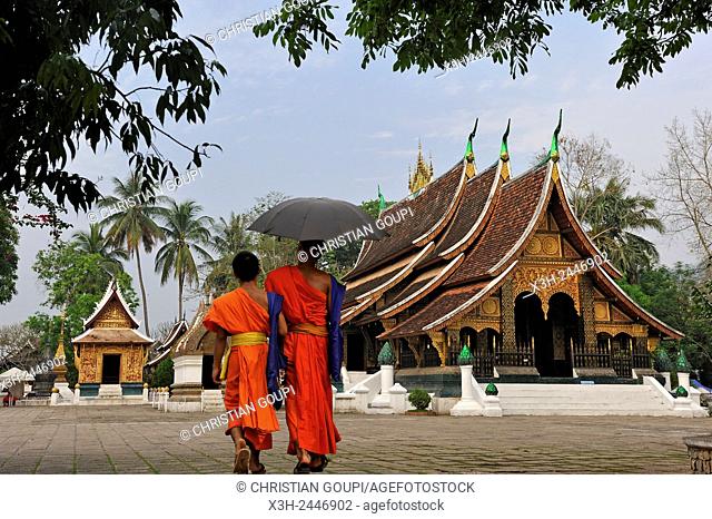Buddhist temple Wat Xieng Thong, Luang Prabang, Laos, Southeast Asia