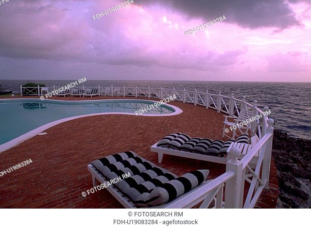 swimming, hotel, calm, jamaica, resort