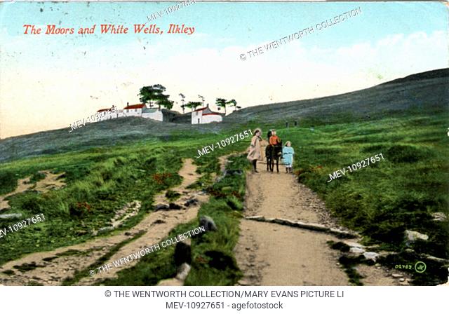The Moors & White Wells, Ilkley, near Burley-in-Wherfedale, Yorkshire, England