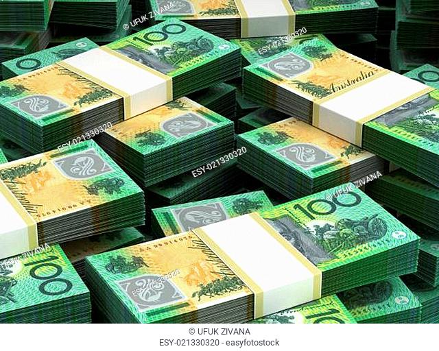 Stack of Australian Dollar