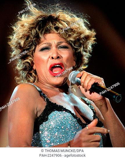 The American Rock singer Tina Turner, pictured on 12th November 1996. She celebrates her 60th birthday on 26th November. She was born in Brownsville, Tennessee