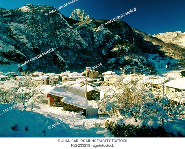 Village of Sobrefoz (Council of Ponga). Asturias. Spain