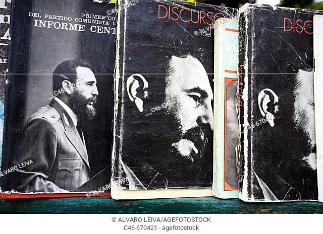 Revolutionary books, Plaza de Armas, Havana Vieja District, Havana, Cuba